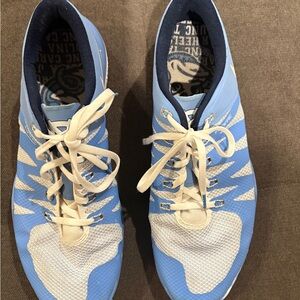 Nike Free Trainer 5.0 v6 Amp UNC Tarheels 12.5 used 723939-402